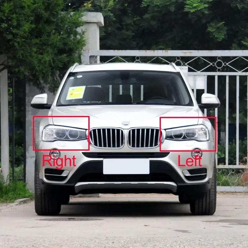 For BMW X3 F25 X4 F26 2014 2015 2016 2017 Headlight Cover Transparent Lampshdade Headlamp Shell Plexiglass Replace Original Lens