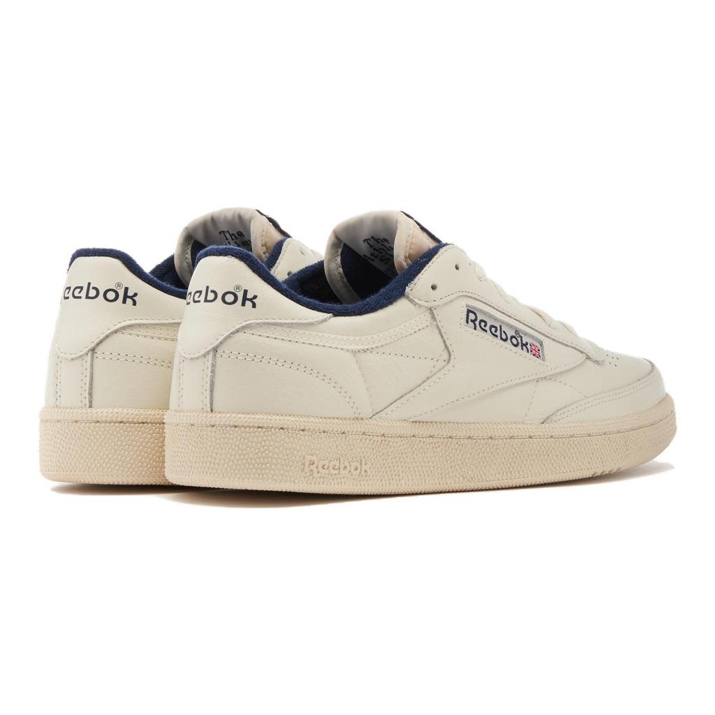 Reebok Club C 85 Vintage Chalk Vector Navy Unisex Sneakers Cream Alabaster 100007796