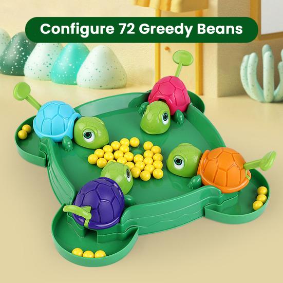 Голодная черепаха настольная игра с шахматной доской и бусинами 4 игрока интерактивная черепаха ест бусины семейная вечерняя игра для вечеринки малыши мальчики девочки развивающая игрушка