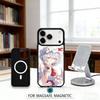 Cute TouHou Project Flandre Phone Case Magnetic For iPhone17 16 15 14 13 12 Pro Max For Magsafe Wireless Charging Cover