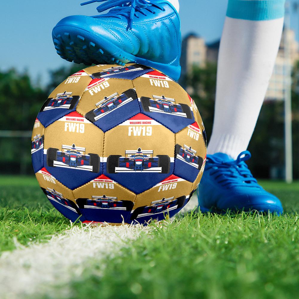 Racing Theme Size 5 Soccer Ball, Suitable for Both Indoor and Outdoor Matches, a Gift Suitable for Everyone.