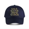 Save Water Drink Margs Metal Humorous Home Bar Decor Baseball Cap Fashion Unisex Sunhat Womens Outdoor Sports Snapback Cap
