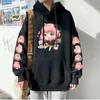 Anime SPY X FAMILY Anya Bond Cute Printed Streetwear Hoodie Men Women Autumn Warm Fleece Sweatshirts Funny Oversized Hoodies