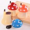 Press Design Automatic Toothpick Holder Dustproof Large Capacity Creative Mushroom Shaped Table Toothpick Storage Box for Home KTJ