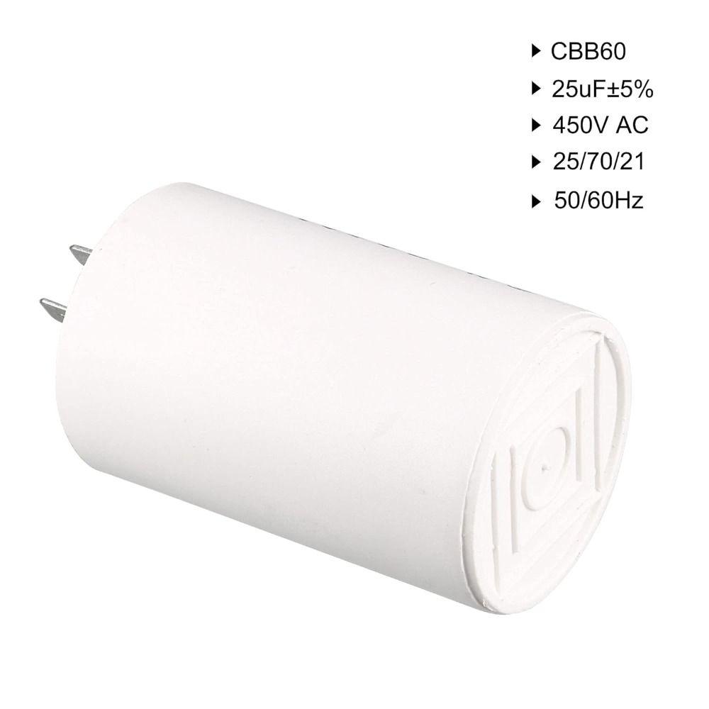 50/60 Гц цилиндр CBB60 рабочий конденсатор 25 мкФ 450 В переменного тока прочный воздушный компрессор водяной насос двигатель