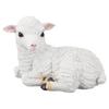 Sheep Statue Hand Made Lifelike Lamb Shape Figurine Resin Garden Sculpture for Indoor Outdoor
