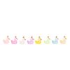 Glow-in-the Dark Duckling Ornament Cartoon Color Luminous Duck Resin Ornament Micro Landscape Desktop Car Decoration Accessories