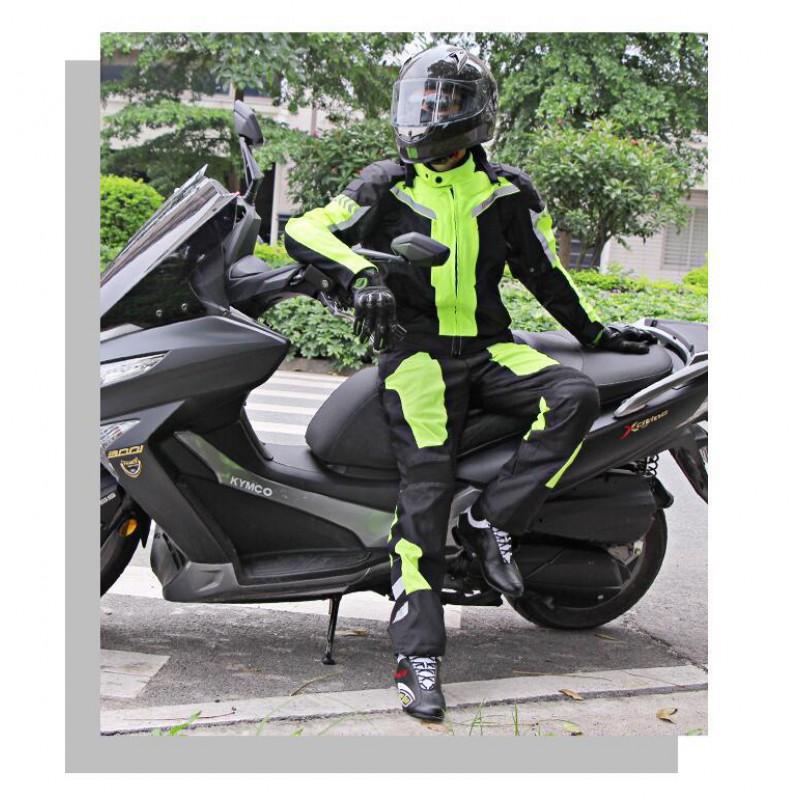 Mens Winter Motorcycle Riding Pants Waterproof Breathable Crash Protection Off-Road Racing Trousers All