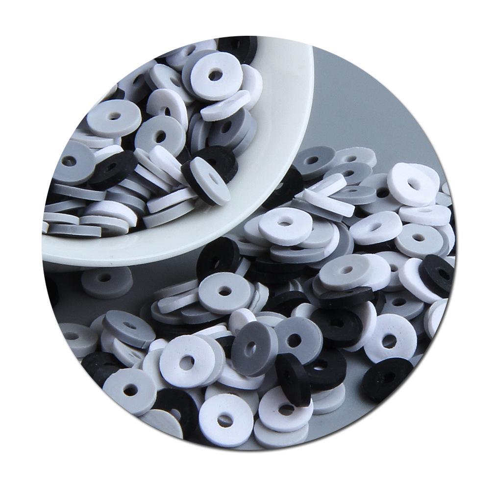 10 г бусин из полимерной глины сплошного цвета для браслетов и ожерелий - Разделительные бусины ручной работы