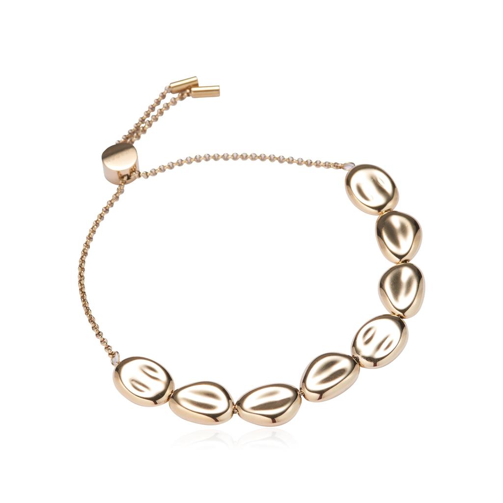 Organic Pebble Gold Tone Stainless Steel SKJ1769710 [Skagen] Women's Bracelet,