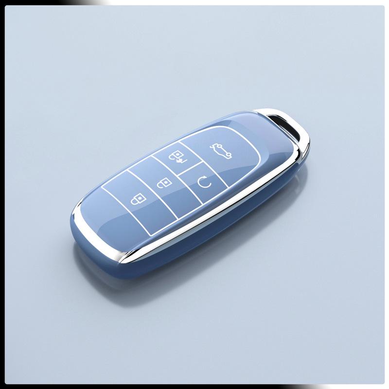 Полностью обернутый чехол для ключа автомобиля GAC AION YPLUS - Унисекс защитный корпус для новых моделей 21-23