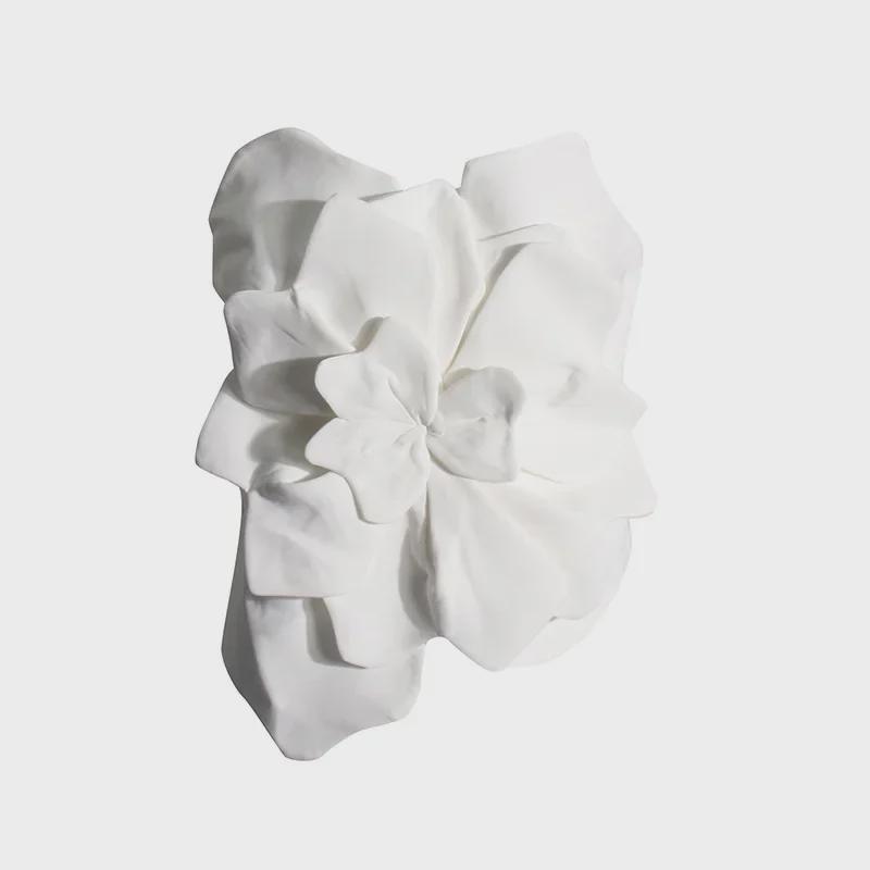 Женский жилет-труба с цветочным принтом 2025 года — трехмерный дизайн, летняя мода