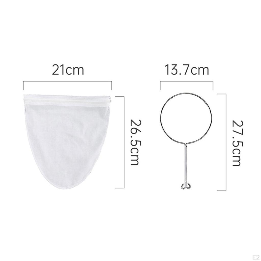 Фильтр-мешок из мелкой сетки для традиционного тайского чая, съемный, с застежкой-молнией для кофе