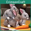 Rabbit Plush Toy Cartoon Stuffed Doll Animal Room Decoration Kids Gift Cute