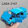 1:18 Российских LADA 2107 Niva Такси Модели Машинок Сплав Игрушки 6 Дверей Открываются Оттянуть Свет Звук Миниатюрный Транспорт Мальчики Идеальные Подарки