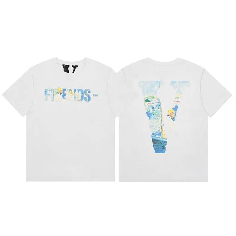 AmiriVLONE FOG Футболка с коротким рукавом Death God Limited Edition Оверсайз Уличная одежда Свободный принт Американский Juice WRLD