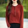 Женский кашемировый свитер Qinghe Cashmere 50% шерсть 50% шелк Женский осенне-зимний кашемировый пуловер Мягкий и теплый
