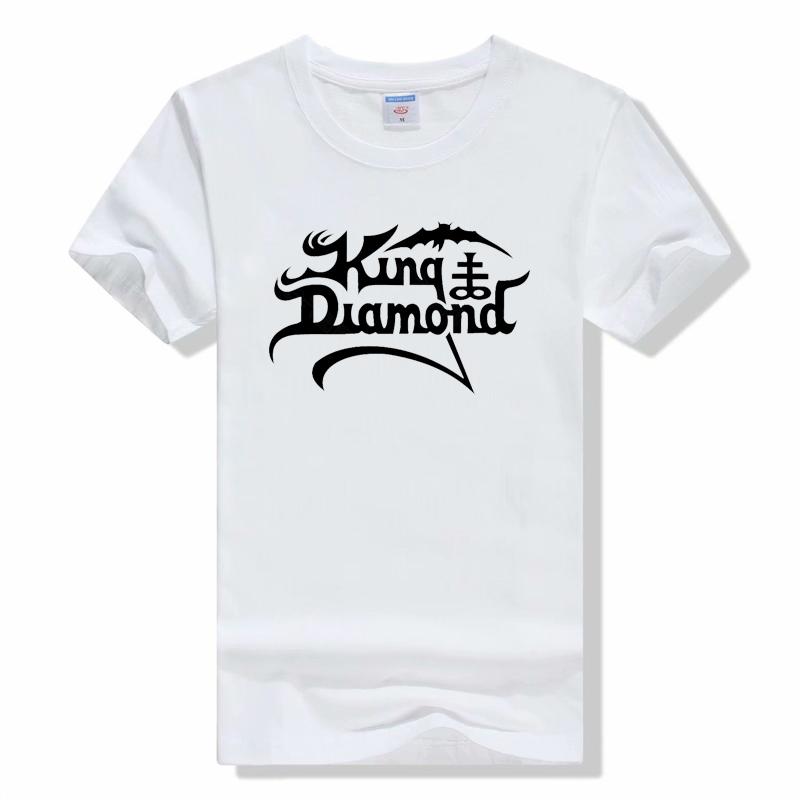 King Diamond футболка модная хлопковая унисекс женская футболка забавная футболка с коротким рукавом с круглым вырезом унисекс