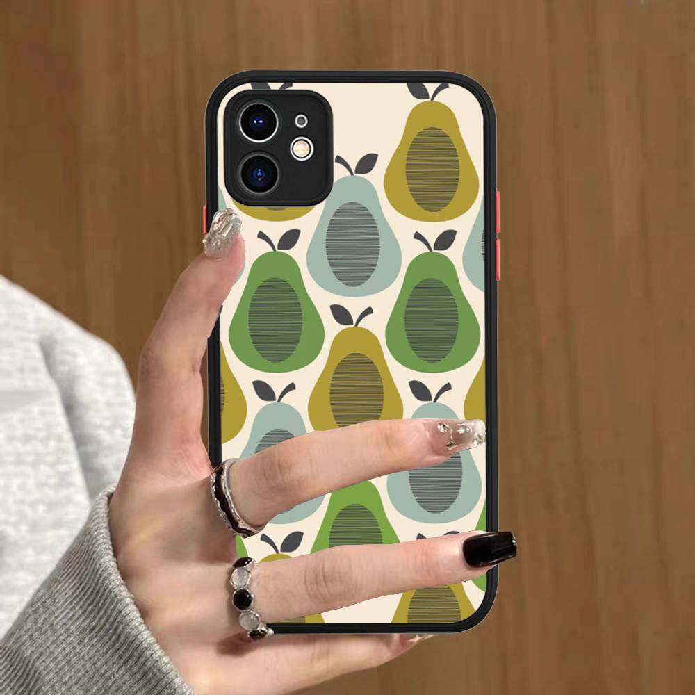 Чехол Orla Kiely с принтом «Многоцветные стебли» для iPhone 16 15 14 13 12 11 Pro Max 7 8 6 6s Plus Матовый чехол
