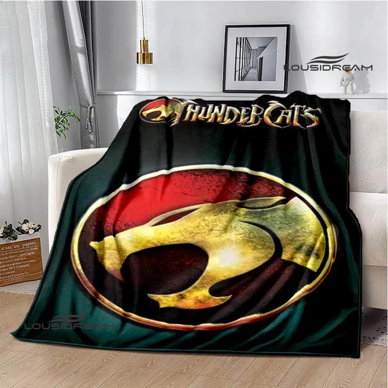 Мультяшные одеяла с принтом Thundercats Детское теплое одеяло t Одеяло с фланцем Домашнее дорожное одеяло постельное белье Подарок на день рождения