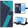 Protective Case - BOOLING - for Samsung Galaxy S25 - Blue Synthetic Leather - Shockproof - Elegant