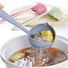 2 In 1 Soup Spoon Long Handle Spoon Creative Spoon Strainer Spoon Cooking Tools