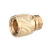1/2" Brass Male Thread Quick Connector Garden Water Connector Car Wash Pipe Quick Connection Adapter Faucet Joint Couplings