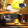 Hanging Solar Light Weathers Flame Light Smokeless Hemp Camping Light Dual Charging Flame Outdoor Entertainment