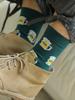 CHAOZHU Men's Funny Socks Cartoon Beer Business Fashion Crew Socks Xmas Father's Day Birthday Gift Casual Socks