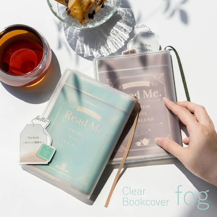 Clear Book Cover Made In Seiwado Collaboration with Literary YouTuber Transparent Matte A6 Planner Party Paperback [aso] "Fog" Japan, Paperback,