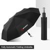 gzbf5 For Mitsubishi Foldable Umbrella Waterproof and Windproof Umbrella Anti-UV Umbrella for Sunny Rainy Simple Solid Color Umbrella
