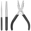 AEE4-Wire Looping Tool Инструмент для формирования петель из проволоки, оправка для петель и плоскогубцы 6 в 1 для изготовления петель для проволочного плетения и формирования колец