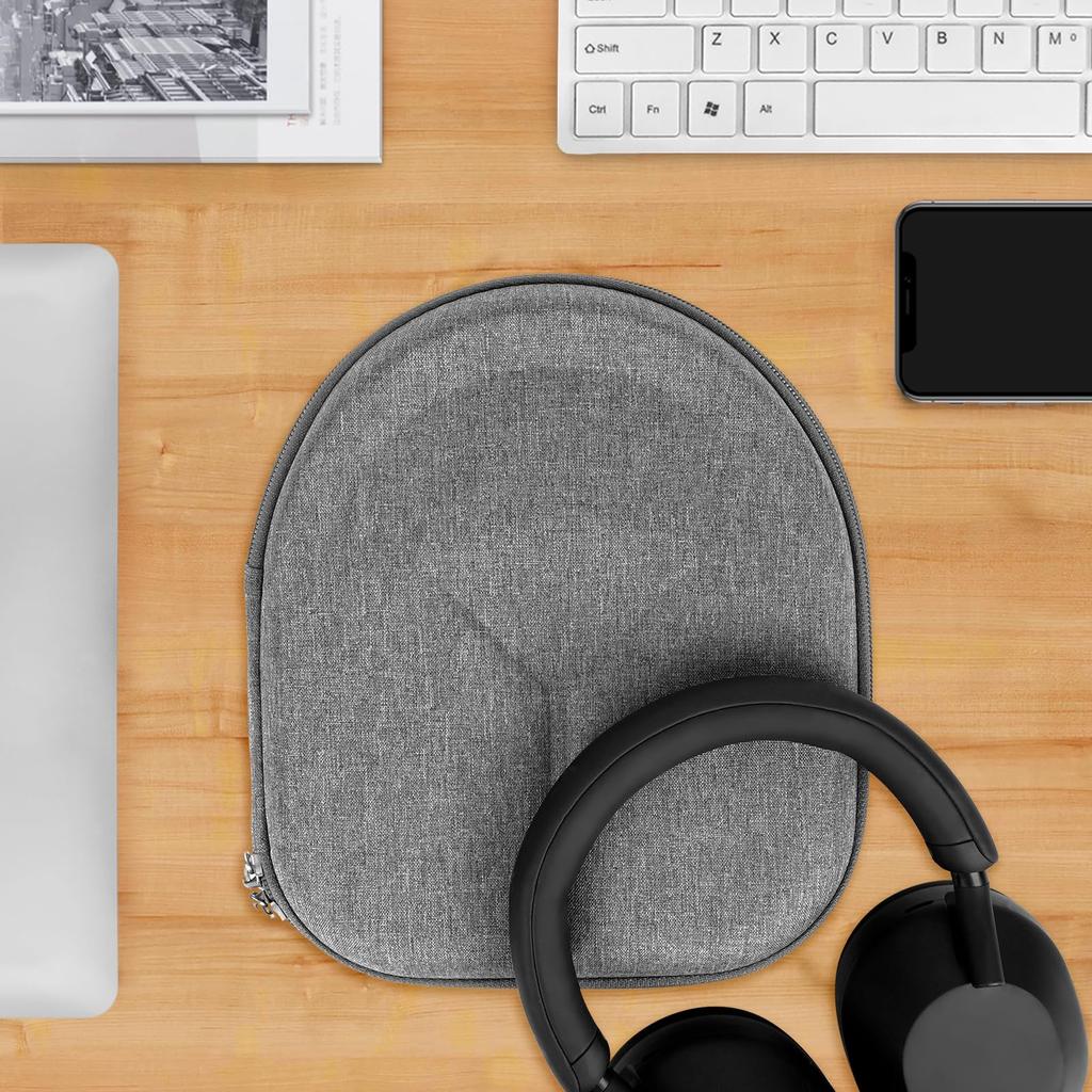 Совместимость чехла для наушников Geekria Case Shield, жесткий дорожный чехол, совместимый с Sony, поставляется с чехлом для хранения WH-1000XM5, WH-CH710N,