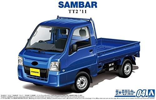 Аошима Бунка Кёзай (АОСИМА) 1/24 Серия Модель автомобиля №. 4 Subaru TT2 Sambar Truck WR Blue Limited 2011 Пластиковая модель