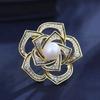 Camellia Brooch, High-end Feminine Charm, Delicate and Elegant Pearl Brooch