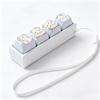 Mini Keycap Keycap Fidget Keychain 4 Keys Finger Button Press Toy Keychain  Gift for Children