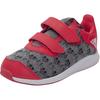 Adidas Fortarun Slip Resistant Abrasion Resistant Low top Toddler Shoes Gray Red Infant And Toddler BA9911