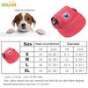 Cute Dog Baseball Hat Canvas Cap Adjustable With Ear Holes For Small Pet Dog Cats Outdoor Accessories Outdoor Pet Products 7D35