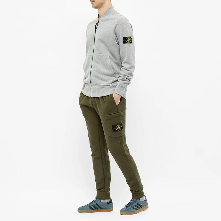 STONE ISLAND Брюки карго мужские темно-зеленые 731564520-V0059