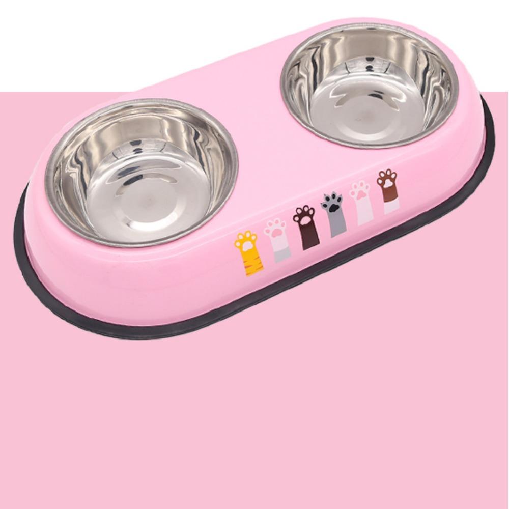 Кормушка для корма для домашних животных из нержавеющей стали, антимуравьиная миска для корма для домашних животных, многофункциональная кормушка для собак, диспенсер для кошек