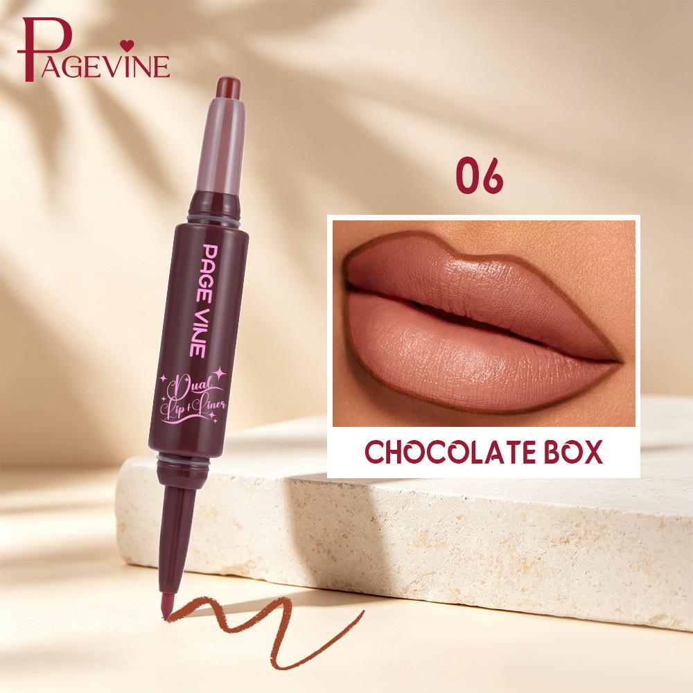 Matte Lip Liner Smooth Double-Ended Velvet Lipstick