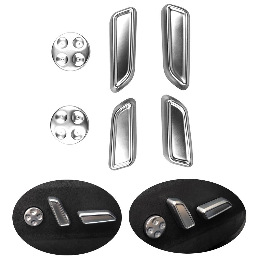 Автомобильный Стайлинг Кнопки регулировки сиденья Замена декоративных чехлов Наклейки Отделка для Tesla Model 3 2017-2024 Автоаксессуары