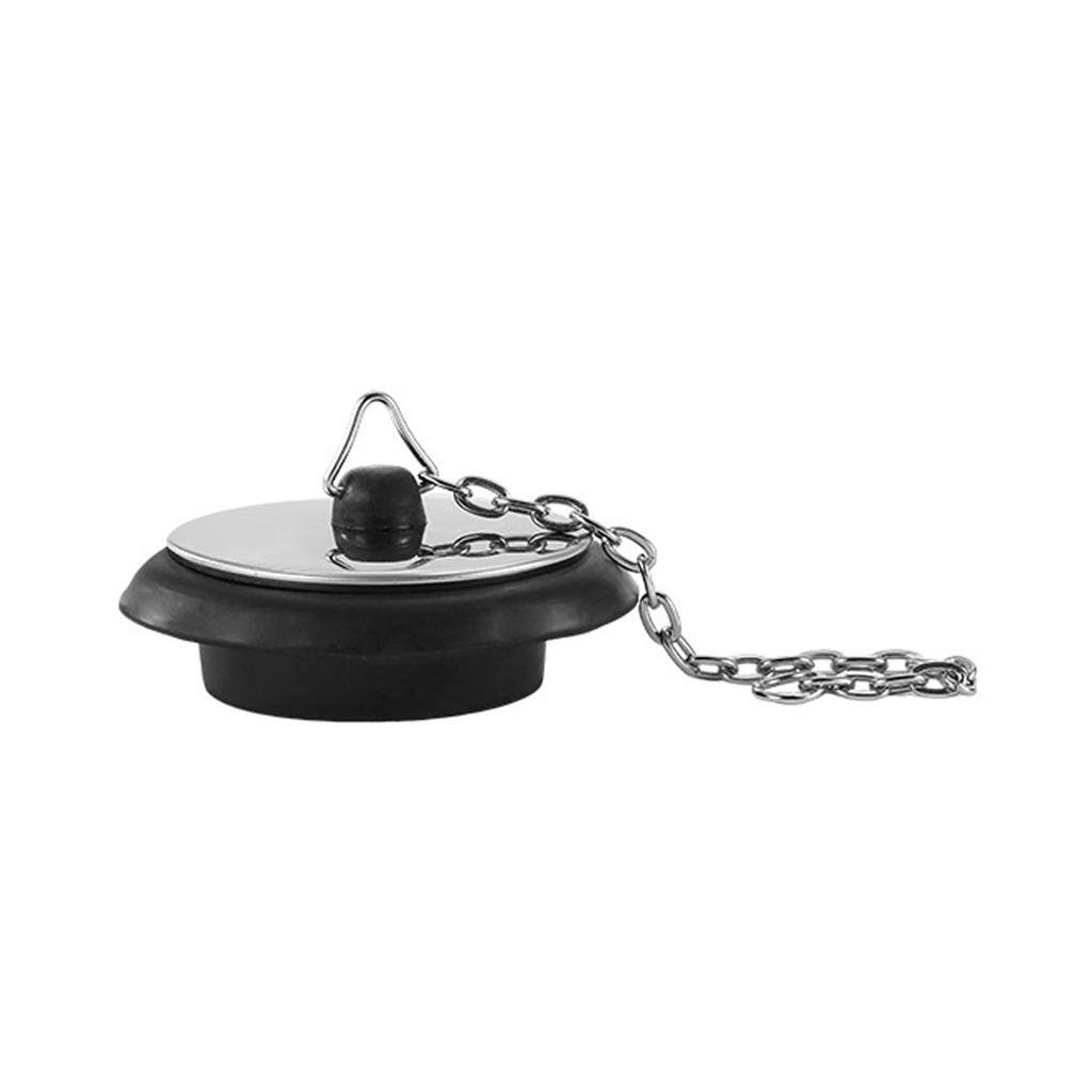 Заглушка для слива раковины и ванны Простая в использовании резиновая пробка с крючком Эффективная резиновая заглушка Удобный крючок для ванной