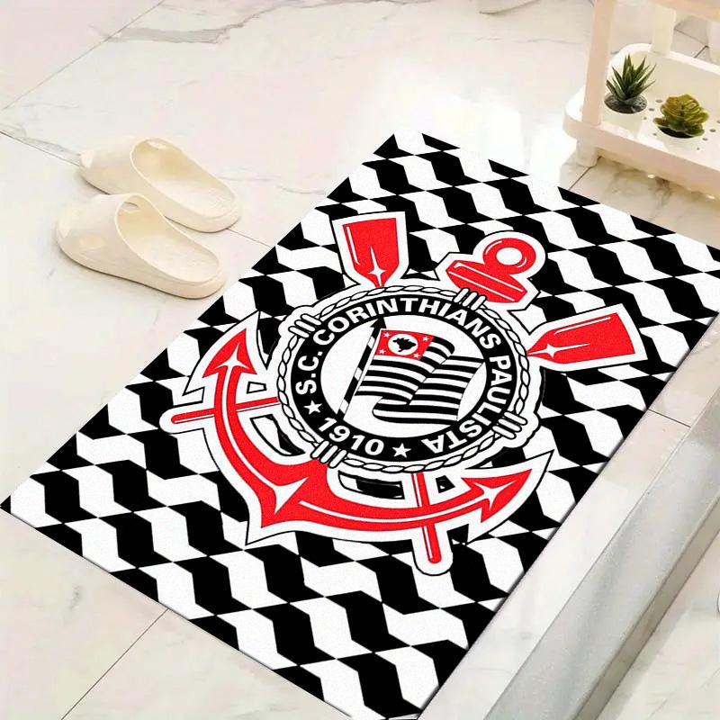 SC Corinthians Paulista Carpet Rug for Living Room Bedroom Home Sofa Decoration, Kids play Non-slip Floor Mat