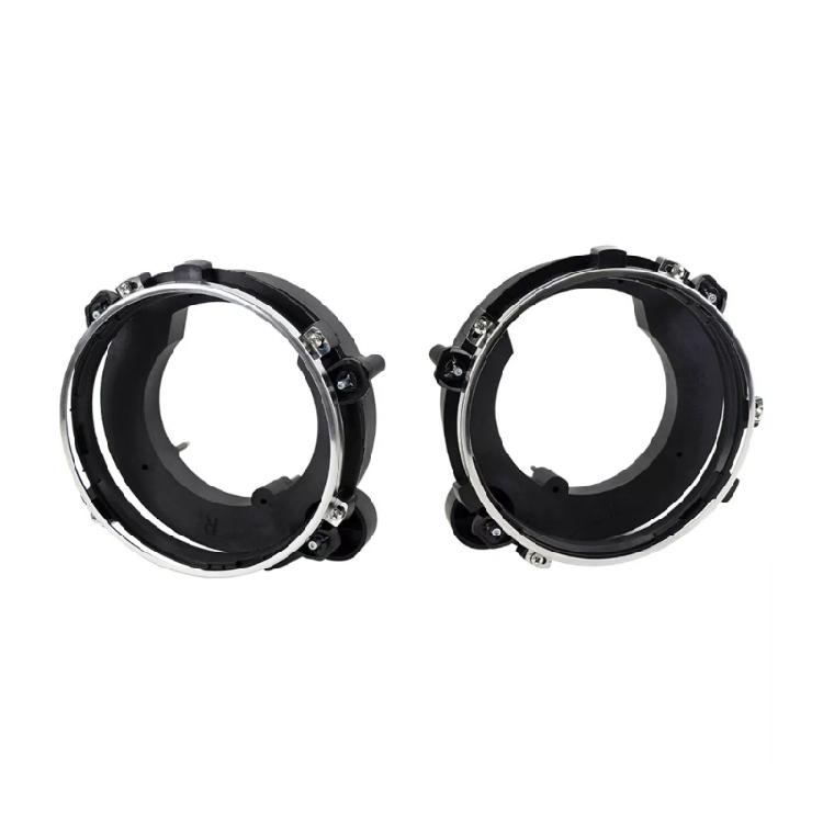 1 Pair Headlight Bulb Brackets Buckets Replacement Accessories 110383 Front Head Light Bulb Bracket Bucket Black