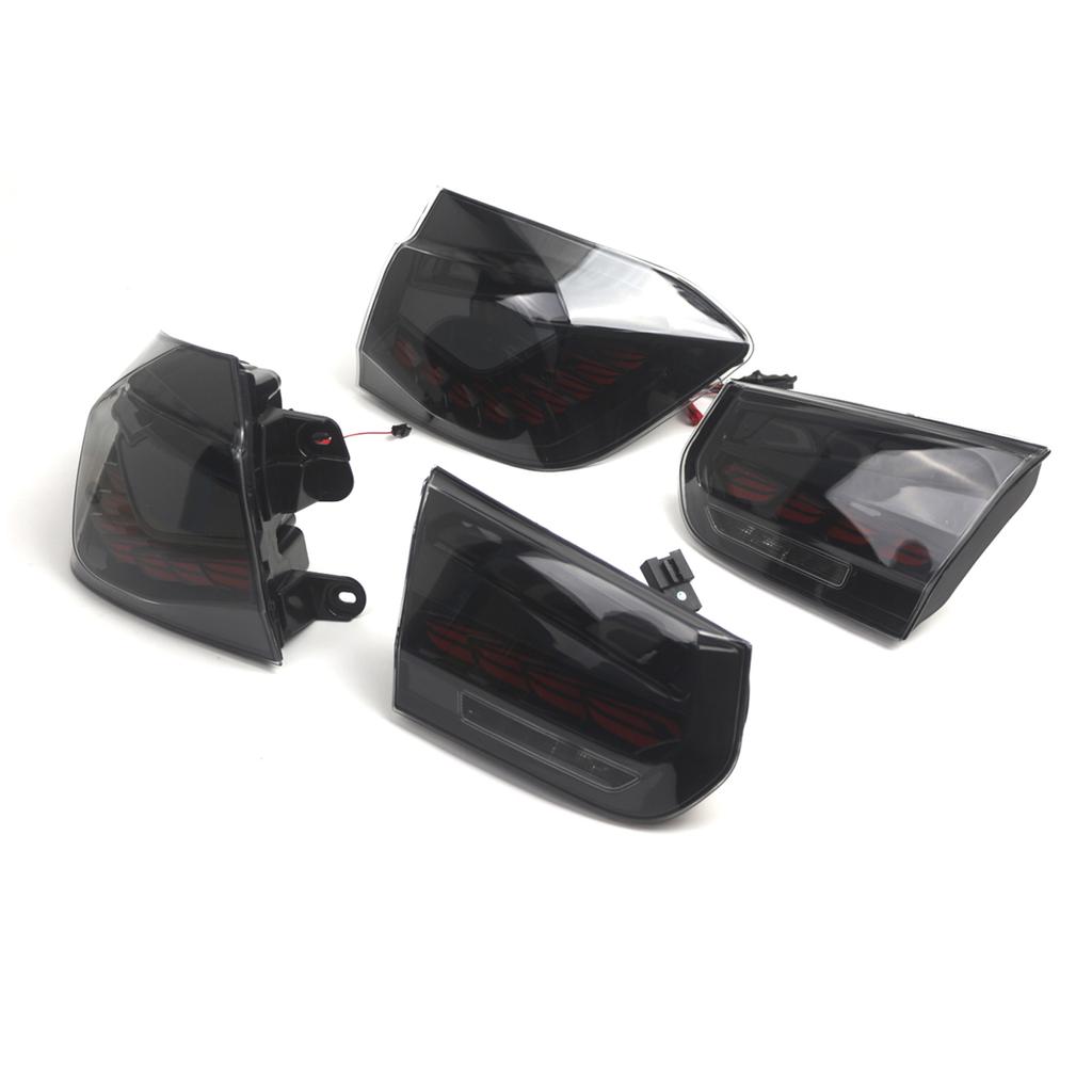 L&R Smoked LED Tail Lights Rear Lamp Assembly For BMW 3 F30 F80 M3 2013-2018