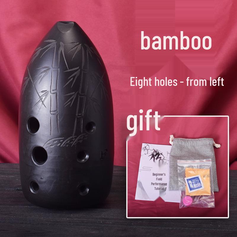 Окарина с подставкой для ручек: Доступны с двумя полостями на десять и восемь отверстий, идеально подходят для начинающих, студентов, детей, взрослых и профессионального использования.