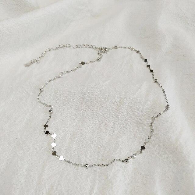 ANENJERY Короткое ожерелье из бисера в форме сердца для женщин, изысканные очаровательные вечерние ювелирные изделия, оптовая продажа