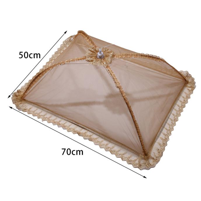 Portable Umbrella Style Food Covers Anti Fly Mosquito Meal Cover Lace Table Cover Gadgets Accessories