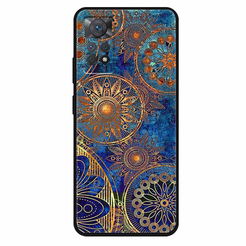 Чехол For Xiaomi Redmi Note 11 Pro 5G Чехол Крутой Космос Мягкий Силикон ТПУ Чехлы Для Xiaomi Redmi Note 11Pro 5G Волк Защитный Корпус